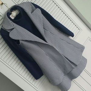 Blue and white vintage dress suit